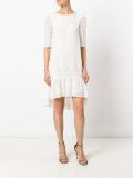 broderie anglaise trim dress