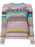 striped love jumper