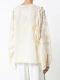 lace panel blouse 