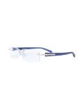 rimless glasses