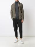 zipped hoodie