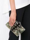 snap closure clutch bag