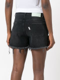  frayed denim shorts 