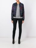 back logo skinny trousers