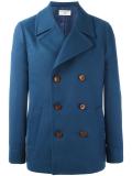 double-breasted mid coat