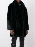 oversized faux fur coat