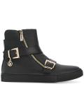 buckled ankle boots