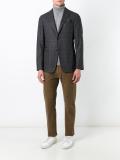 checked blazer