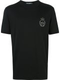 crown & bee embroidered T-shirt 