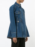 flared denim jacket