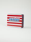 'Le Bohème'条纹手拿包