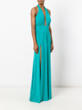 plunge slit gown 