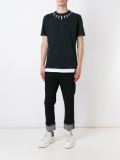 lightning bolt detail T-shirt