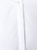 elongated pleat detail shirt