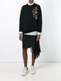 floral embroidery sweater