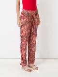 abstract print trousers