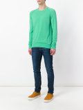ribbed trim sweatshirt 