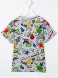 'Arrow Stickers' print T-shirt