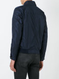 zipped bomber jacket