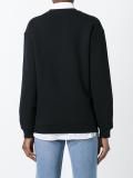 glitch bunny print sweatshirt
