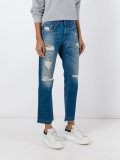 distressed boyfriend jeans
