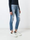 distressed skinny jeans