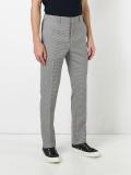 gingham tailored trousers