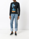shark print sweatshirt