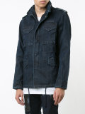 multiple pockets denim jacket