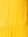 ruffled silk dress