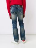 distressed patchwork jeans