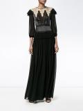 embroidered long dress
