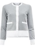 contrast cardigan