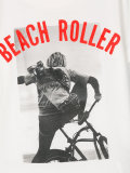 beach roller print T-shirt