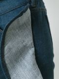 ruffled jeans
