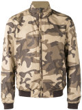 High collar bomber jacket