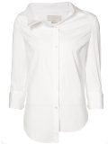 asymmetric buttoned shirt 