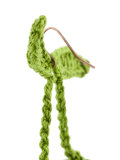 crochet cherry earring
