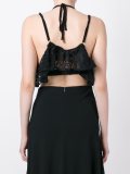 ruffled cropped top