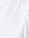 sleeve perforated detail blouse