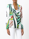 printed blazer