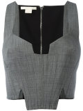 cropped corset top
