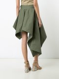 pointy asymmetric skirt