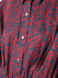 floral print shirt dress