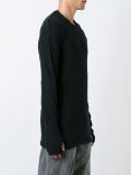 exposed seam sweatshirt