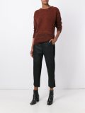 loose-fit cropped trousers