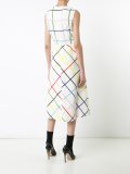 Osmond grid print dress