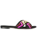Aztec design sandals