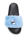 fur slidder sandals 