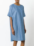 back collar dress